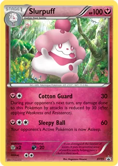 XY Black Star Promos Slurpuff Pokémon card